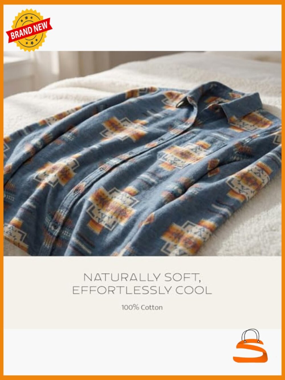 Classic Long Sleeve Button Up Shirt, Relaxed Fit, 100% Cotton Blouse with Chest - Picture 4 of 7